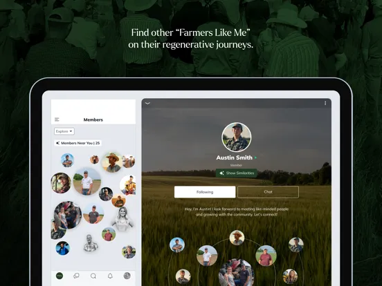 Capturas de pantalla de ConnectedAg Community iPad 