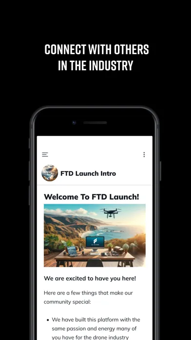 Tangkapan skrin FTD Launch