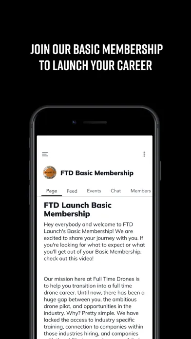 Tangkapan skrin FTD Launch