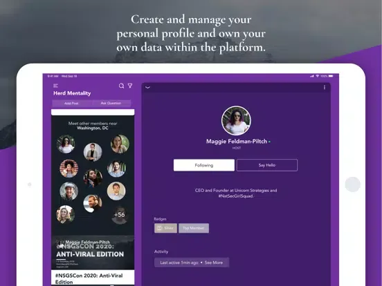 Capturas de tela do NatSecGirlSquad Herd Mentality iPad