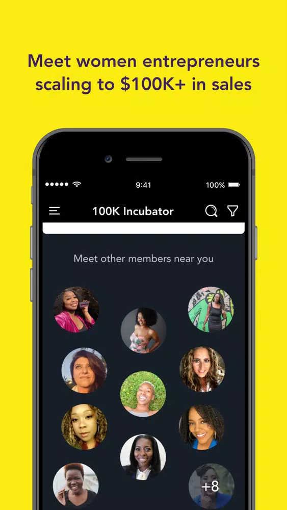 ภาพหน้าจอของ 100K Incubator