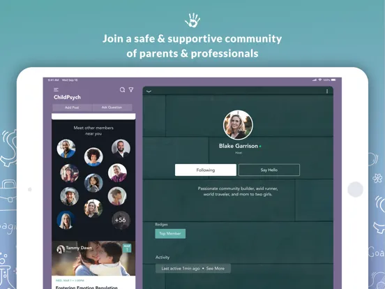 Child Psych App iPad  سکرین شاٹس