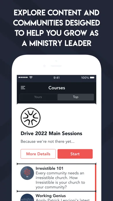 Captures d'écran de Irresistible Church Network
