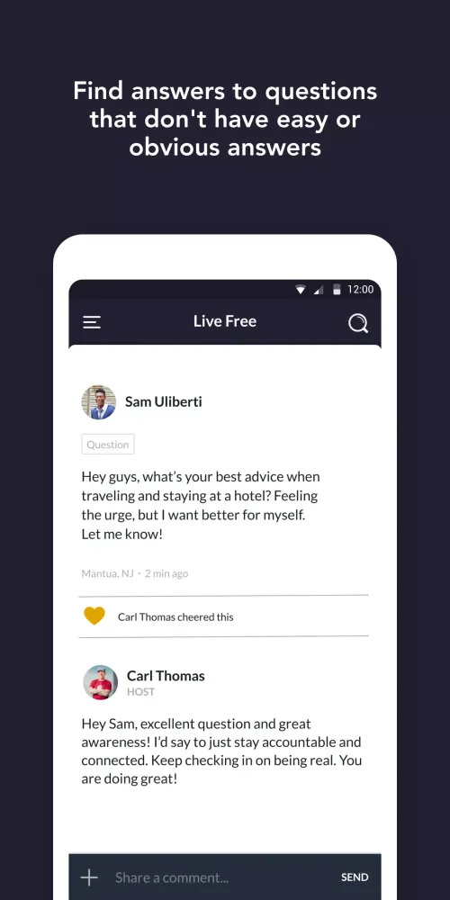 Ảnh chụp màn hình của Live Free