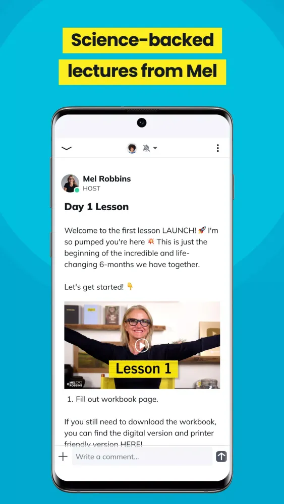 Launch with Mel Robbins Screenshots