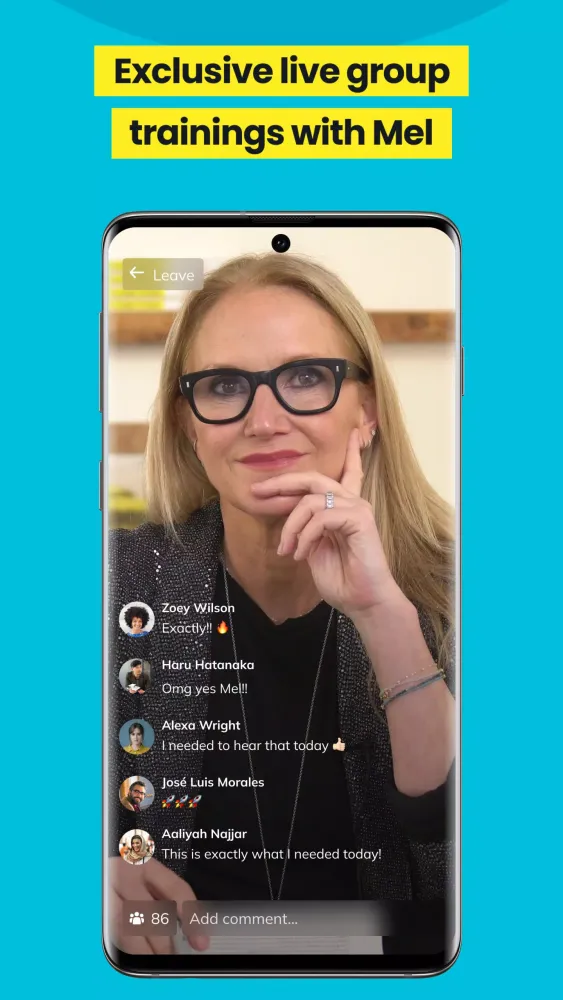 Launch with Mel Robbins Screenshots
