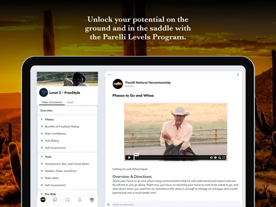 Скриншоты Parelli Natural Horsemanship iPad 