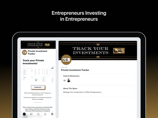 Private Investor Network iPad  スクリーンショット