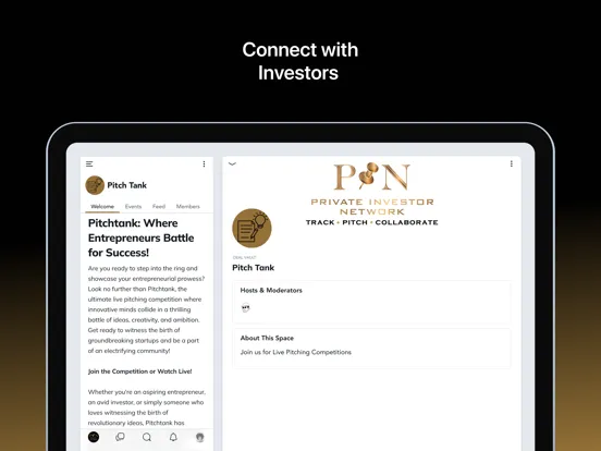 Private Investor Network iPad  スクリーンショット