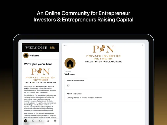 Private Investor Network iPad  スクリーンショット
