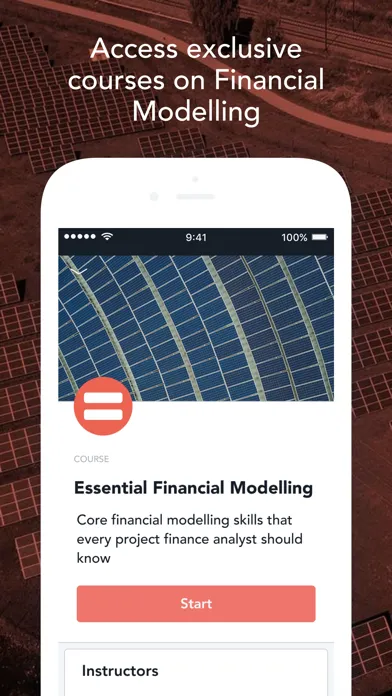 Project Finance Institute Screenshots