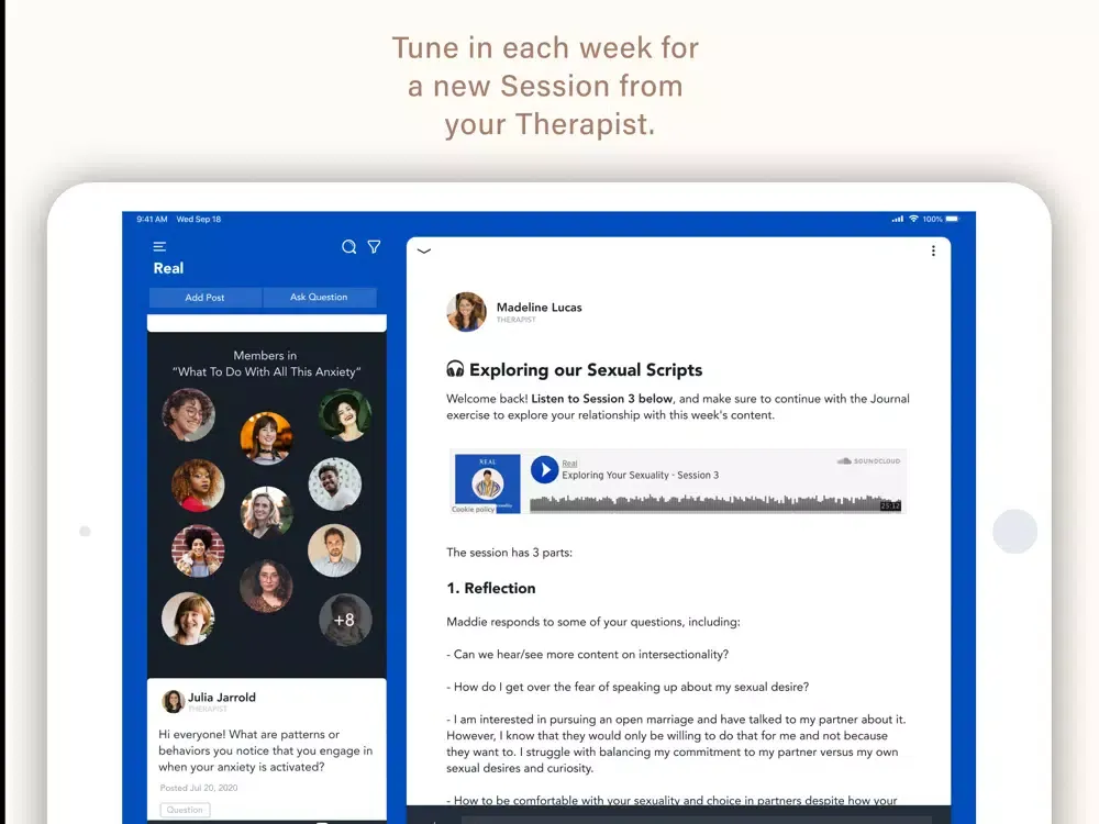 Скриншоты Real Mental Health iPad 