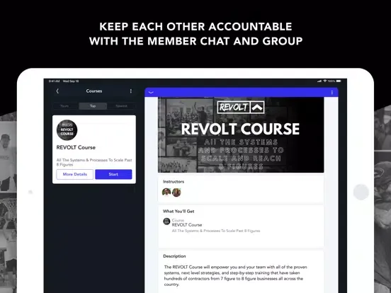 The REVOLT App iPad  স্ক্রিনশট