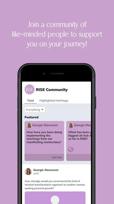 Captures d'écran de RISE: Manifest & Mindset