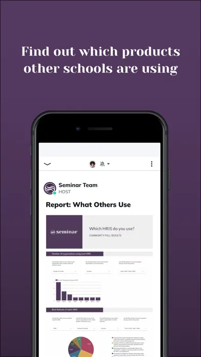 Seminar Community Screenshots