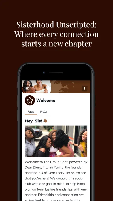 The Group Chat应用截图