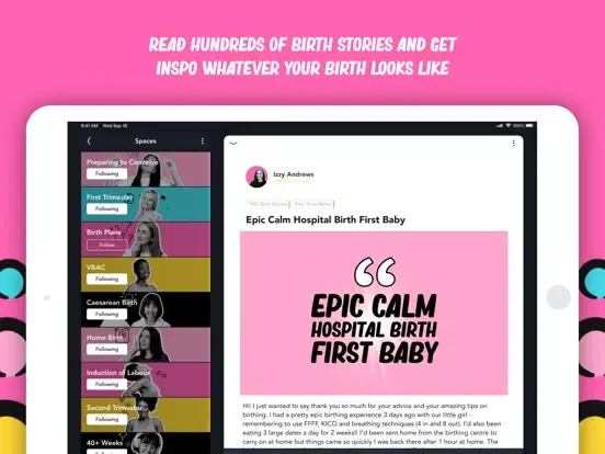 The Naked Doula iPad  スクリーンショット