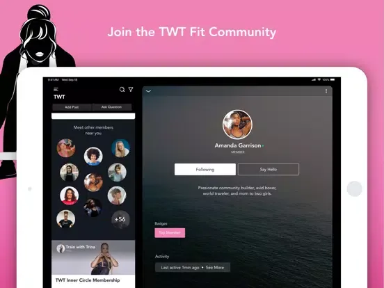Train with Trina iPad  Ekran Görüntüleri