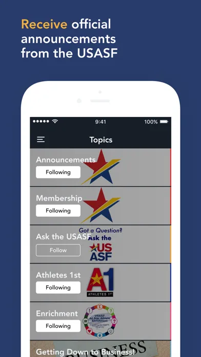 USASF Connection スクリーンショット