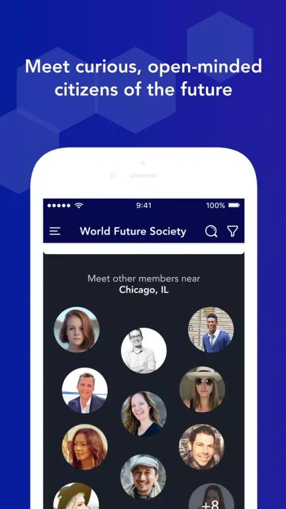 Tangkapan skrin World Future Society