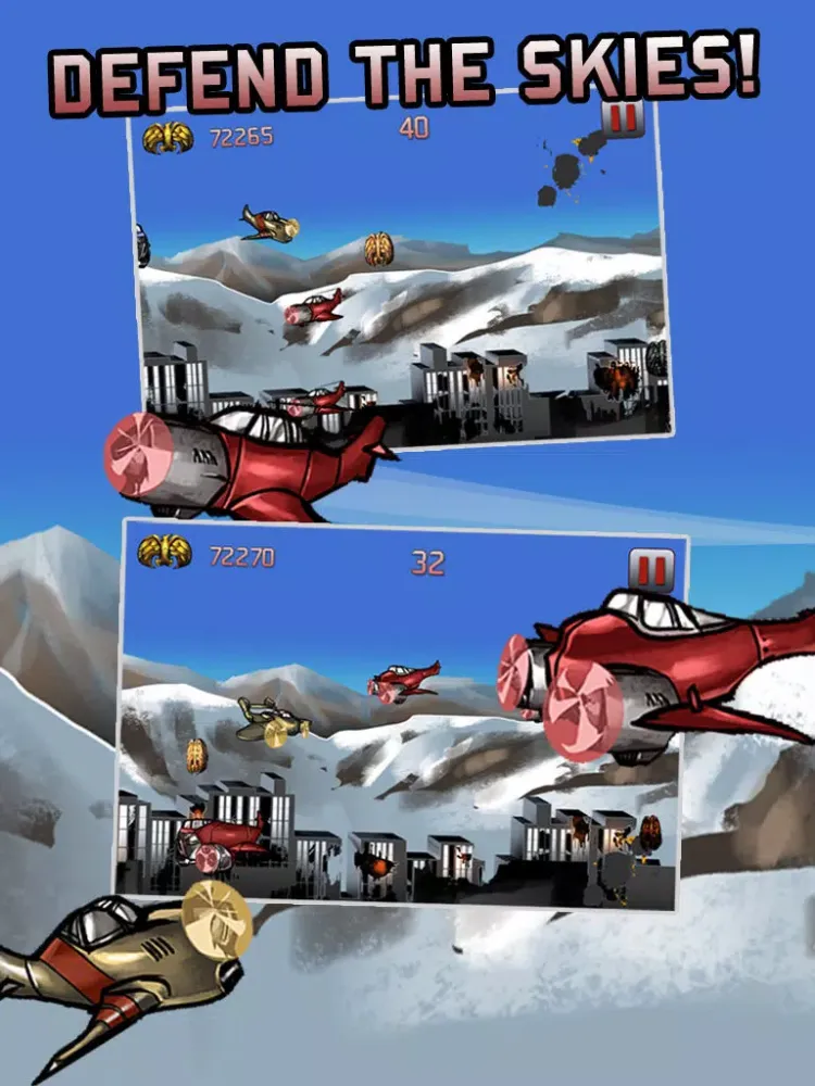 Tangkapan skrin Jet Fighter Hero Aces of Modern World War 2 Air Combat iPad 