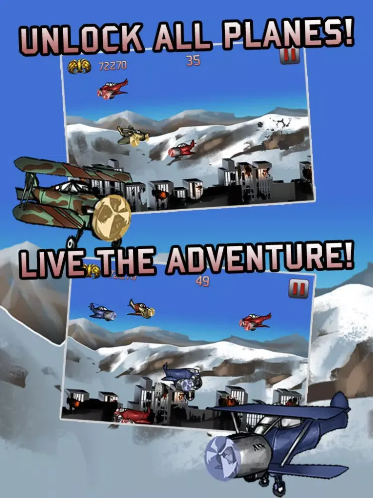 Tangkapan skrin Jet Fighter Hero Aces of Modern World War 2 Air Combat iPad 