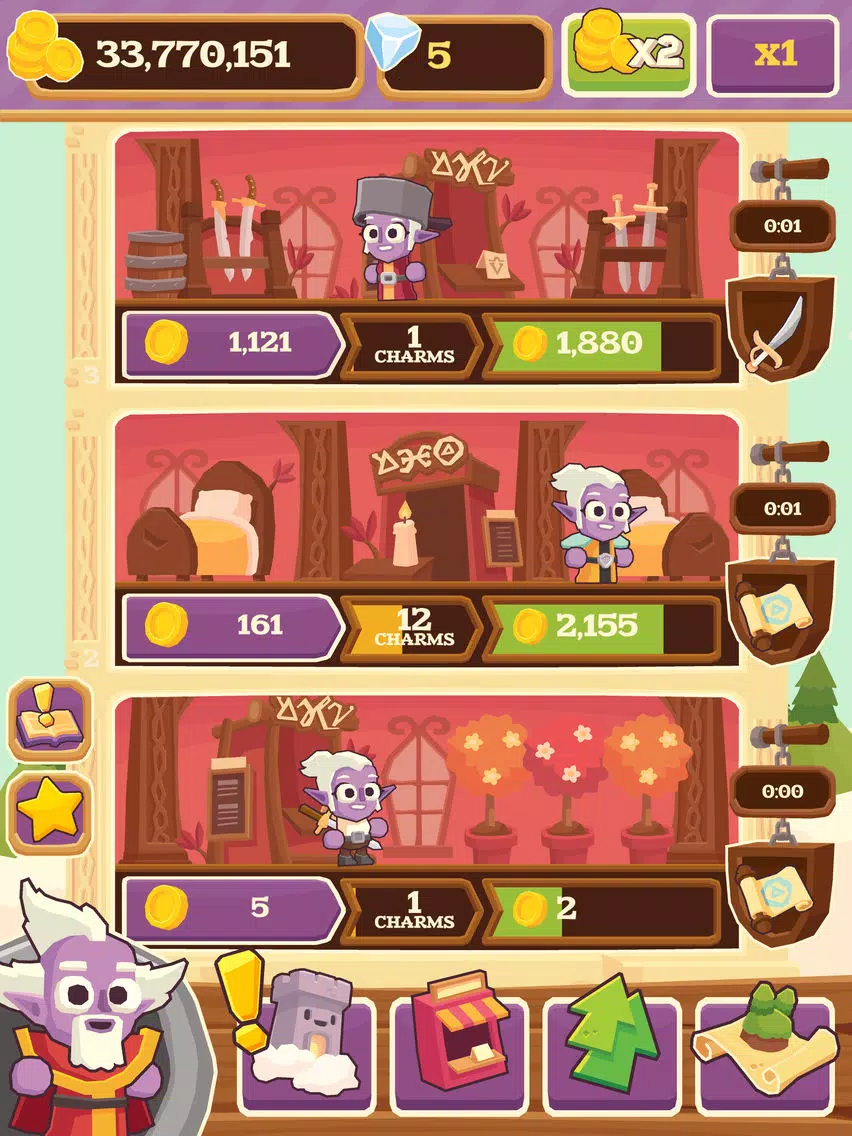 ภาพหน้าจอของ Charming Keep iPad 
