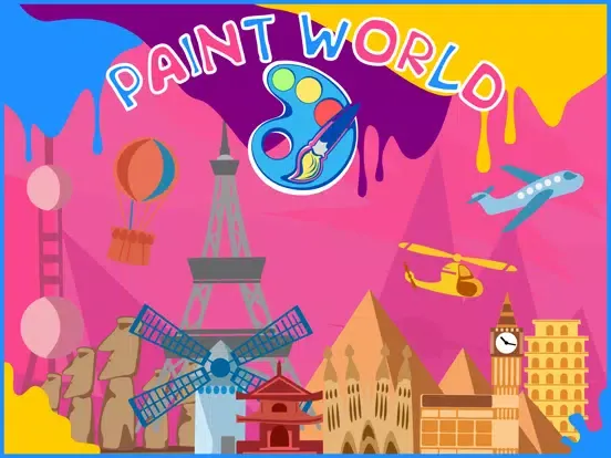 Paint World - Colors of Life iPad 應用截圖