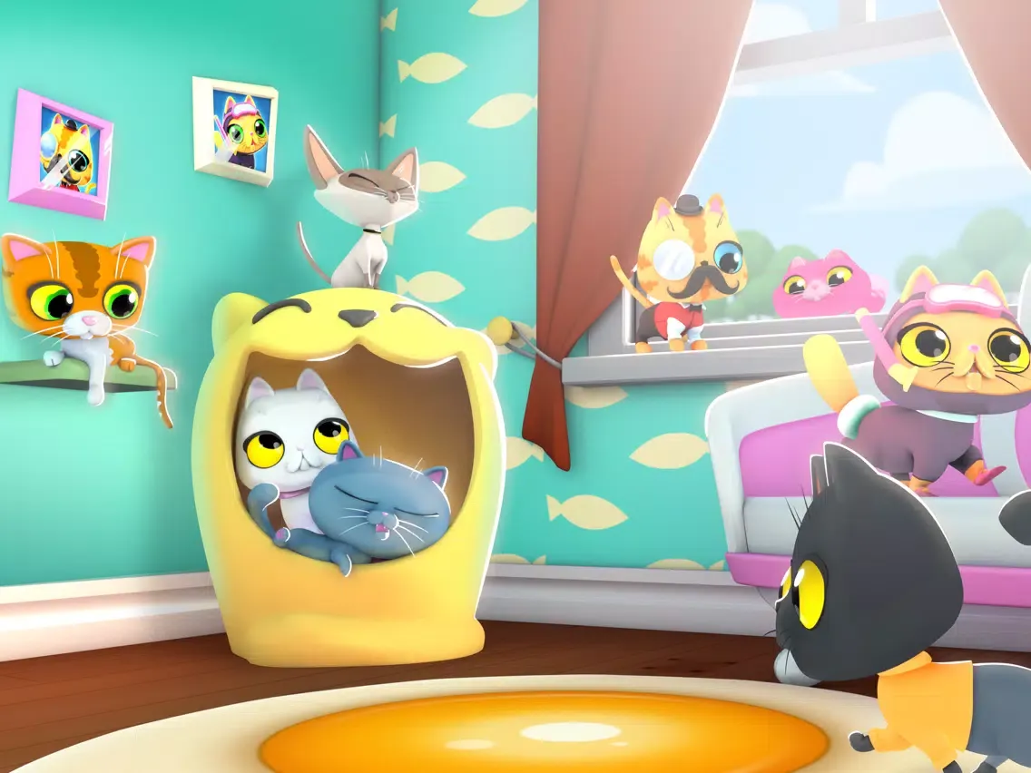 Capturas de pantalla de Kitty Keeper: Cat Collector iPad 