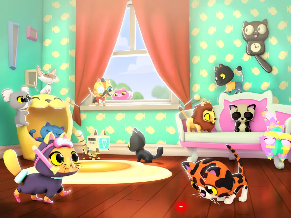 Capturas de pantalla de Kitty Keeper: Cat Collector iPad 