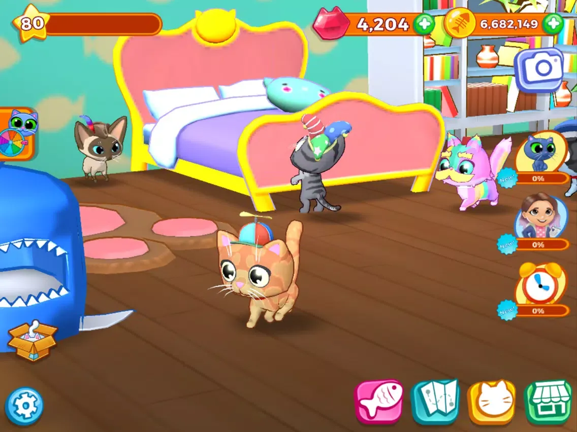 Capturas de pantalla de Kitty Keeper: Cat Collector iPad 