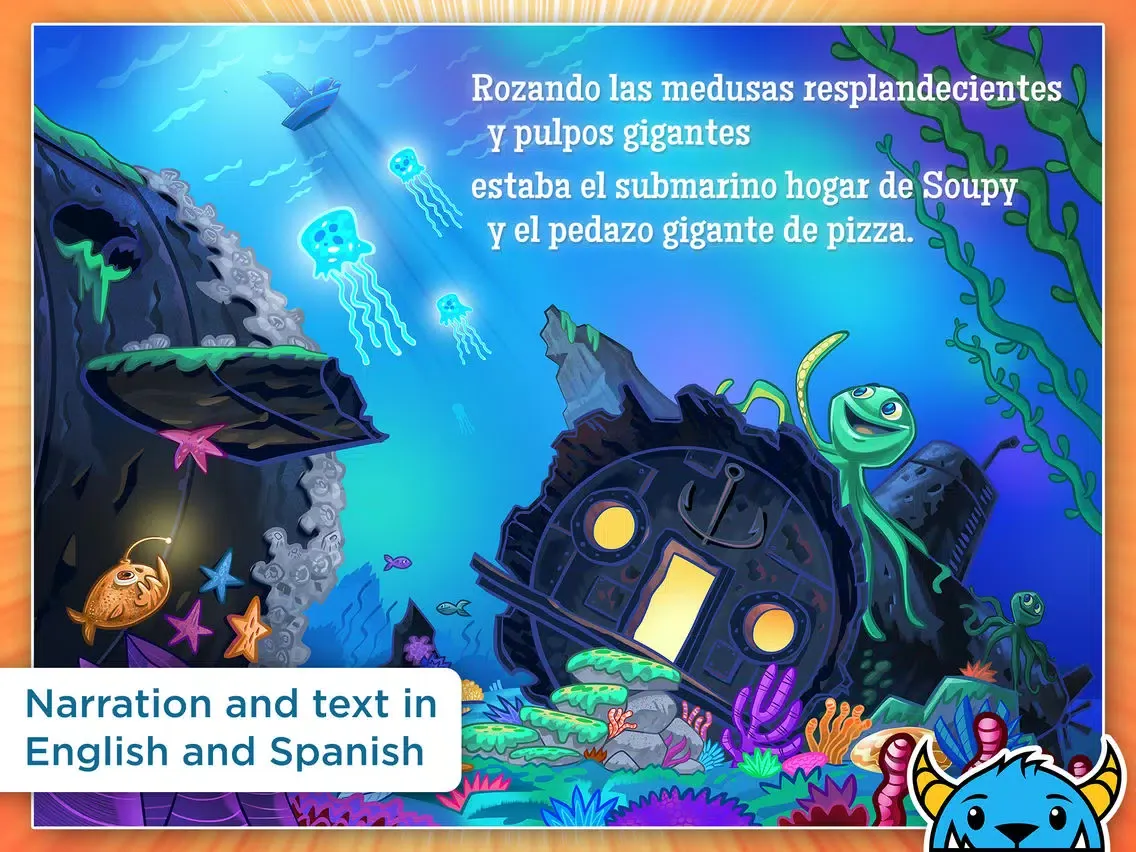A Shark Knocked On the Door - An Interactive Animated Storybook App For Kids iPad  Screenshots