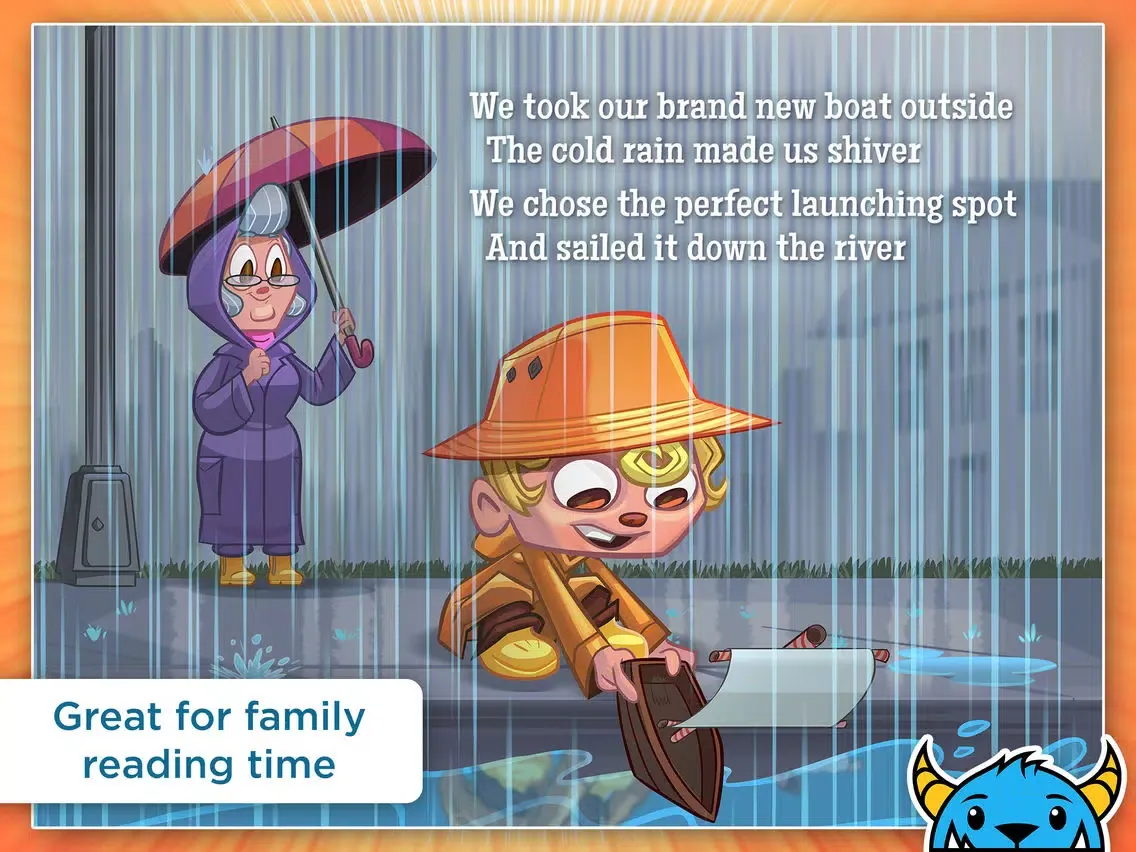 A Shark Knocked On the Door - An Interactive Animated Storybook App For Kids iPad  Screenshots