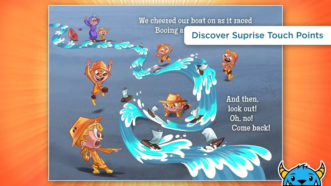 A Shark Knocked On the Door - An Interactive Animated Storybook App For Kids Screenshots
