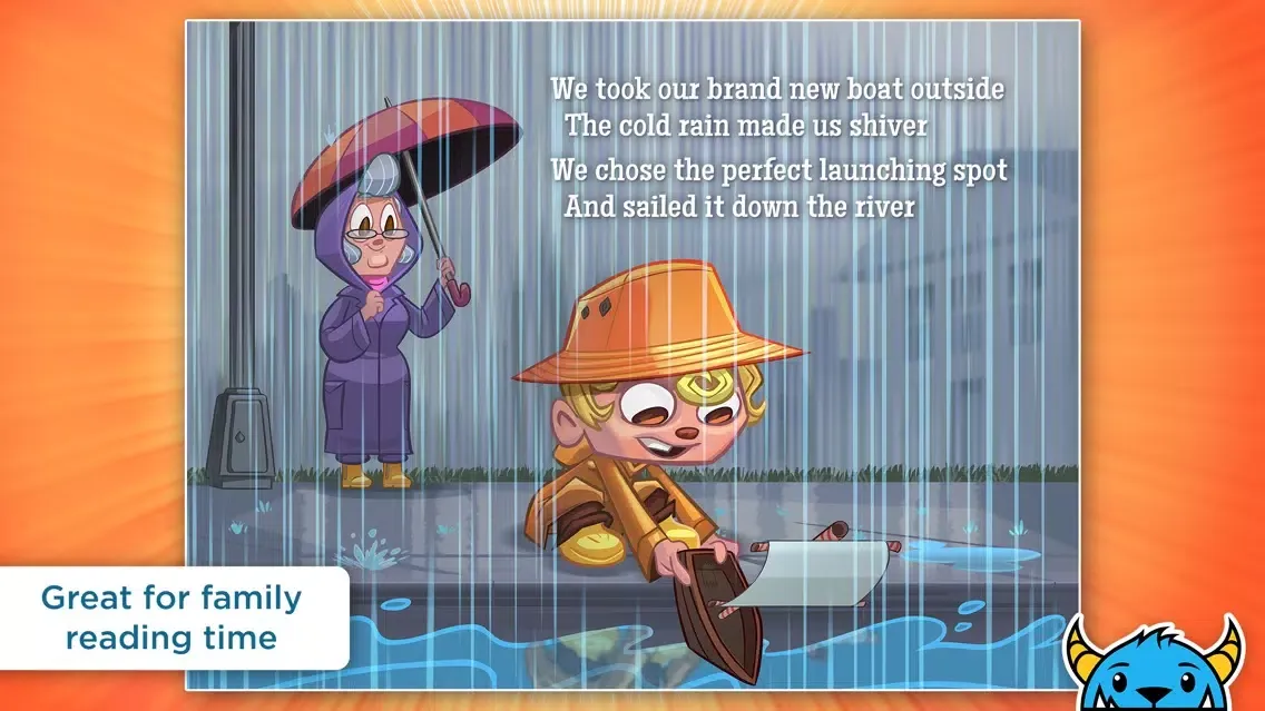 A Shark Knocked On the Door - An Interactive Animated Storybook App For Kids Screenshots