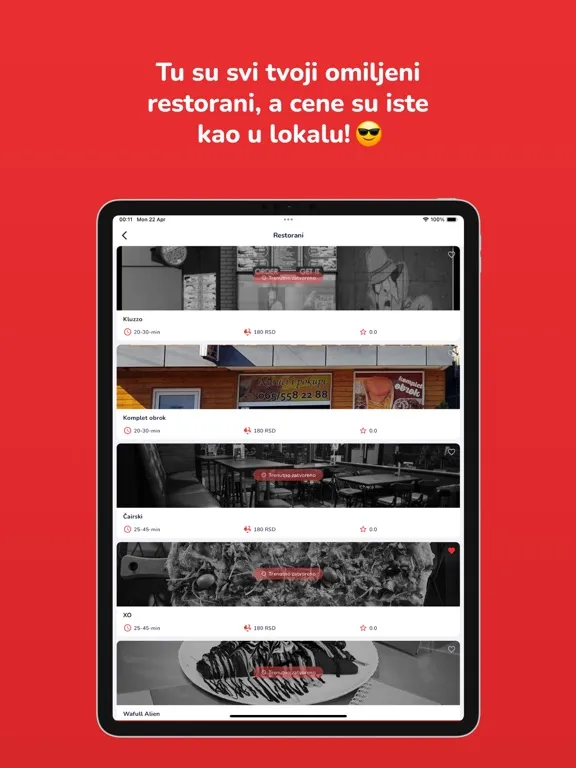 Mig Mig Dostava iPad  스크린샷