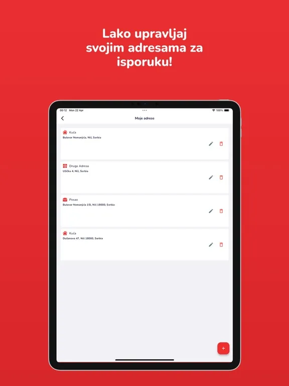 Mig Mig Dostava iPad  스크린샷