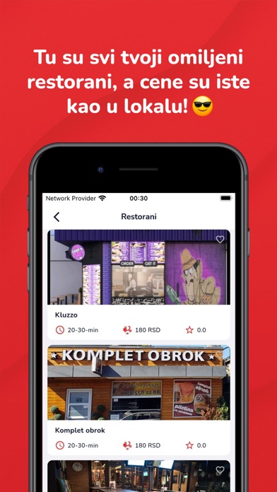 Tangkapan layar Mig Mig Dostava