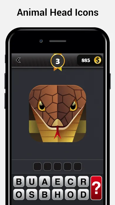 ภาพหน้าจอของ Name the Animal Head Quiz