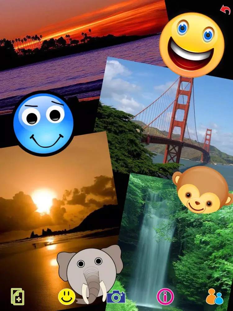 Smiley & Emoji / Emoticon Creator Free iPad  Screenshots