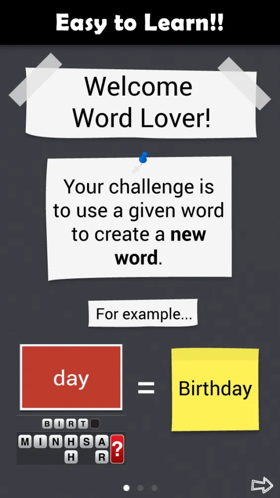 Tangkapan layar Witty Scholar – Recognize logical vocab to forge compound words together to define the correct answer choice!