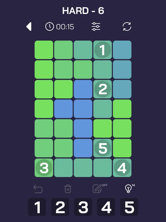 Скриншоты Number Blocks Puzzle Dojo 2024 iPad 