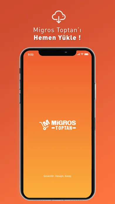 Capturas de tela do Migros Toptan