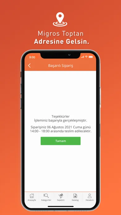 Capturas de tela do Migros Toptan