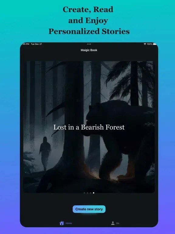 Maigic Book - AI story & tales iPad  Screenshots