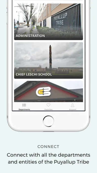Captures d'écran de Puyallup Tribe Directory