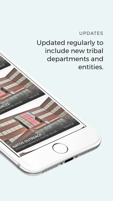 Captures d'écran de Puyallup Tribe Directory