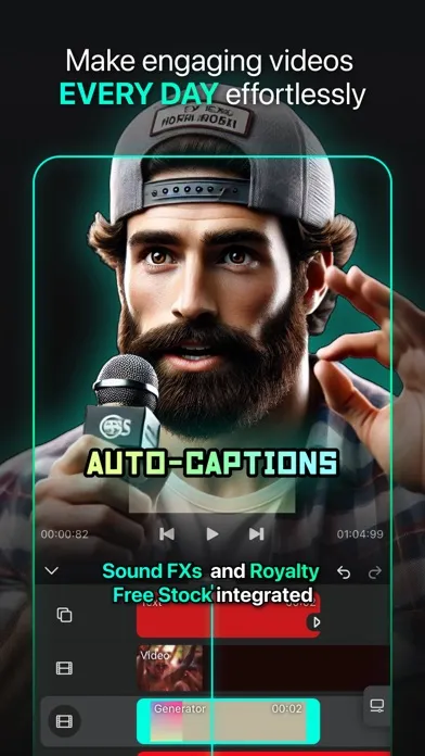 Zrzuty ekranu Filma - Video Editor Music io