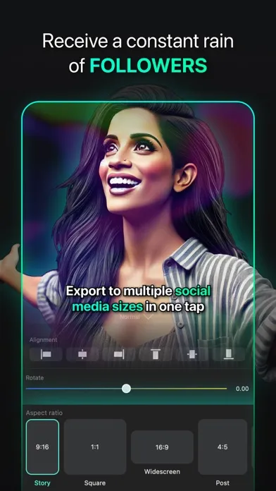 Zrzuty ekranu Filma - Video Editor Music io