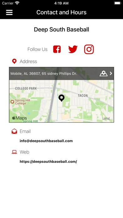ภาพหน้าจอของ Deep South Baseball